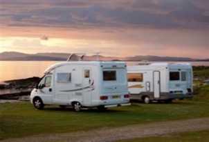 Touring caravan site and motorhome holiday argyll west scotland